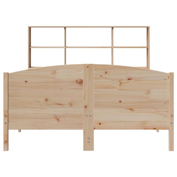 vidaXL Lit biblioth&egrave;que sans matelas 160x200 cm bois massif de pin