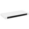 vidaXL &Eacute;tag&egrave;re murale flottante 4 pcs Blanc brillant 50x23x3,8 cm MDF