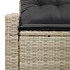 vidaXL Canap&eacute; de jardin avec coussin 123 x 62 x 69 cm polyrotin