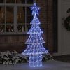 vidaXL Sapin de No&euml;l avec 240 LED Bleu 180 cm Acrylique