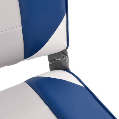 vidaXL Ensemble de sièges de bateau pliables lot de 2 dossier haut