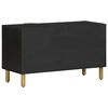 vidaXL Meuble TV noir 80x33x46 cm bois d'ing&eacute;nierie