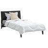 vidaXL Duvet d'&eacute;t&eacute; simple avec oreiller 2 pcs Blanc Microfibre