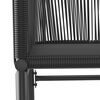 vidaXL Ensemble &agrave; manger d'ext&eacute;rieur 5 pcs Acacia solide et rotin PVC
