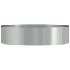 vidaXL Anneau de jardini&egrave;re Argent&eacute; 80 x 80 x 20 cm Acier galvanis&eacute;