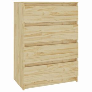vidaXL Armoire d'appoint 60x36x84 cm Bois de pin massif
