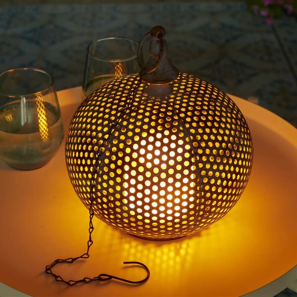 Luxform Lampe &agrave; LED orientale de jardin Damascus Bleu ancien