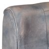 vidaXL Chaise de canap&eacute; 60x80x87 cm Gris Cuir de ch&egrave;vre v&eacute;ritable