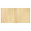 vidaXL Tapis rectangulaire naturel clair 100x200 cm bambou