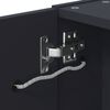 vidaXL Armoire de salle de bain &agrave; miroir avec LED gris 60x13x52 cm