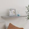 vidaXL &Eacute;tag&egrave;re murale flottante Gris b&eacute;ton 80x23,5x3,8 cm MDF