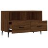 vidaXL Meuble TV Ch&ecirc;ne marron 80x36x50 cm Bois d'ing&eacute;nierie
