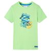 T-shirt pour enfants vert fluo 128