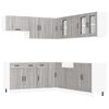 vidaXL Ensemble d'armoires de cuisine 11 pcs Kalmar bois d'ing&eacute;nierie