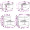 vidaXL Ensemble de canap&eacute;s d'ext&eacute;rieur 8 pcs Naturel