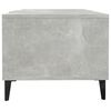 vidaXL Table basse Gris b&eacute;ton 102x50x40 cm Bois d'ing&eacute;nierie