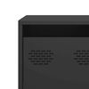 vidaXL Meuble TV noir 68x39x43,5 cm acier lamin&eacute; &agrave; froid