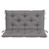 vidaXL Balancelle 2 places feuilles de palmier et coussin 202cm Bambou