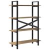 vidaXL &Eacute;tag&egrave;re Ch&ecirc;ne artisanal 100 x 33,5 x 140 cm Bois d'ing&eacute;nierie