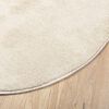 vidaXL Tapis OVIEDO &agrave; poils courts beige &Oslash; 200 cm
