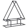 vidaXL Portant de bois chauffage anthracite 80x25x90 cm