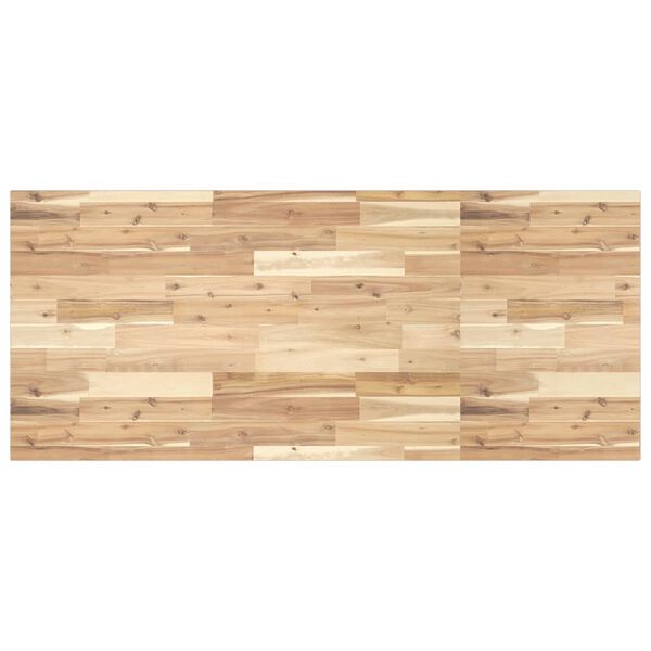 vidaXL Dessus de meuble de salle de bain non trait&eacute; bois d'acacia