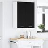 vidaXL Armoire suspendue Ch&ecirc;ne noir et Blanc 30 x 31 x 80 cm