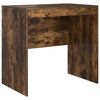 vidaXL Bureau avec tiroir 2 pcs Ch&ecirc;ne fum&eacute;
