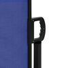 vidaXL Auvent lat&eacute;ral r&eacute;tractable bleu 160x600 cm