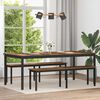 vidaXL Table de salle &agrave; manger / Table de repas Bois d'ing&eacute;nierie