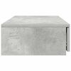 vidaXL Tiroirs de lit Gris b&eacute;ton 90 x 36,5 x 16,5 cm Bois d'ing&eacute;nierie