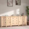 vidaXL Buffet 230x35x80 cm Bois massif de pin