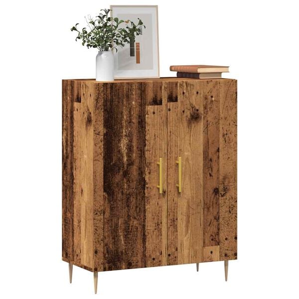 vidaXL Buffet vieux bois 69,5x34x90 cm bois d'ing&eacute;nierie