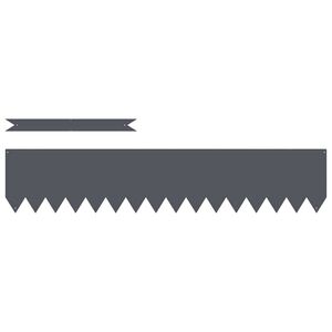 vidaXL Bordure de Pelouse 20 pcs Anthracite 100 x 0.05 x 20 cm