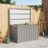 vidaXL Bo&icirc;te de rangement de jardin Gris 109x67x65 cm