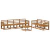 vidaXL Ensemble de canap&eacute;s d'ext&eacute;rieur 8 pcs Naturel