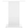 vidaXL Support d'aquarium blanc brillant 60,5x36x72,5 cm