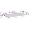 vidaXL Tapis de bain 2 pcs 70x50 cm bambou