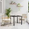 vidaXL Ensemble de salle &agrave; manger pour jardin 3 pcs Beige polyrotin