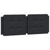 vidaXL Cadre de lit sans matelas Zadar noir 120x200 cm similicuir