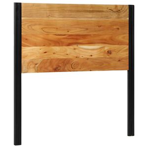 vidaXL T&ecirc;te de lit 100 cm bois massif d'acacia et fer