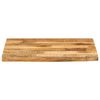vidaXL Dessus de table 40x40x3,8 cm bord vif bois massif manguier brut