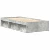 vidaXL Cadre de lit sans matelas gris b&eacute;ton 90x200 cm