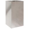 vidaXL Jardini&egrave;re argent&eacute; 42x38x75 cm acier inoxydable
