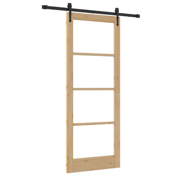 vidaXL Porte coulissante ORKDAL Naturel 83 x 211 cm