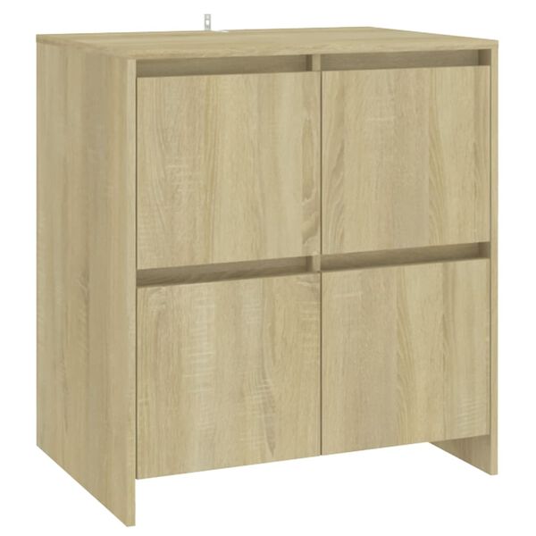 vidaXL Buffet Ch&ecirc;ne sonoma 70x41x75 cm Bois d'ing&eacute;nierie