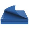 vidaXL B&acirc;che avec &oelig;illets Bleu 2 x 3 m 180 gsm PE