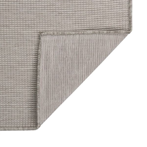 vidaXL Tapis &agrave; tissage plat d'ext&eacute;rieur 160x230 cm gris clair