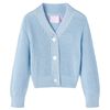 Cardigan pour enfants tricoté bleu 104