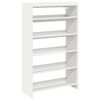 vidaXL &Eacute;tag&egrave;re &agrave; chaussures blanc 60x25x100 cm bois d'ing&eacute;nierie